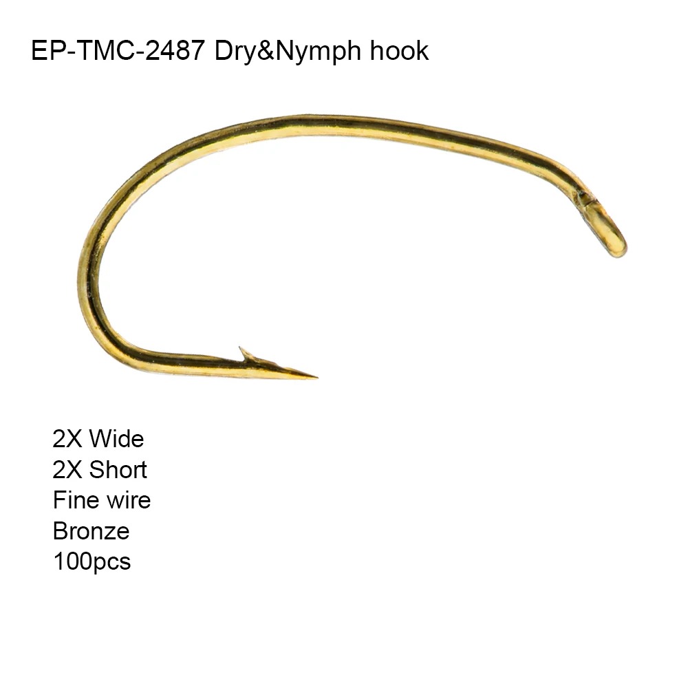 Eupheng 100pcs EP-TMC2487 Dry  - Fishing Hook Barbless ulasan dan harga