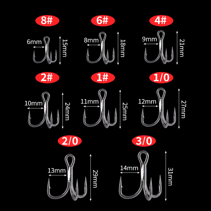 Fishing Treble Hook 6X Strong  - Fishing Hook Assortment ulasan dan harga